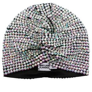 Maryjane Claverol Studio 54 Crystal Encrusted Turban - BNWOT